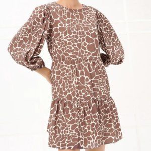 Julie Brown Giraffe Print Dress